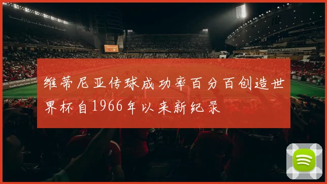 维蒂尼亚传球成功率百分百创造世界杯自1966年以来新纪录